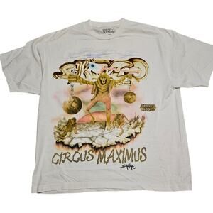 NWOT Travis Scott Utopia Skitzo Circus Maximus Tour White Tee XL